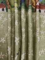 All-Over Print Pixel Animation Style Pattern Thin, Casual Crew Neck Long Sleeve Sweater