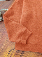 Women's Christmas Cat & Wine Print  Cozy Coral Pink Pullover with Tabby Cat Sweater