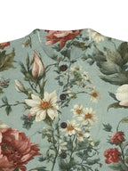 Women's 3D Floral Print Fashion Style All-Over Vibrant Botanical DesignCardigan