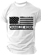 Men's Charlie Kirk Patriot Memorial T-Shirt
