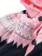 Women'S Casual Patchwork Hooded Cardigan