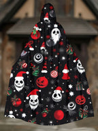 Christmas Ghost Prank Print Cape