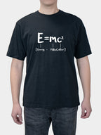 Fun print Einstein's law of conservation of energy printed crop top