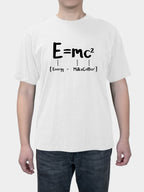 Fun print Einstein's law of conservation of energy printed crop top