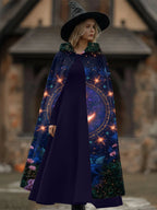 Starry Sky Magic Circle Printed Cloak