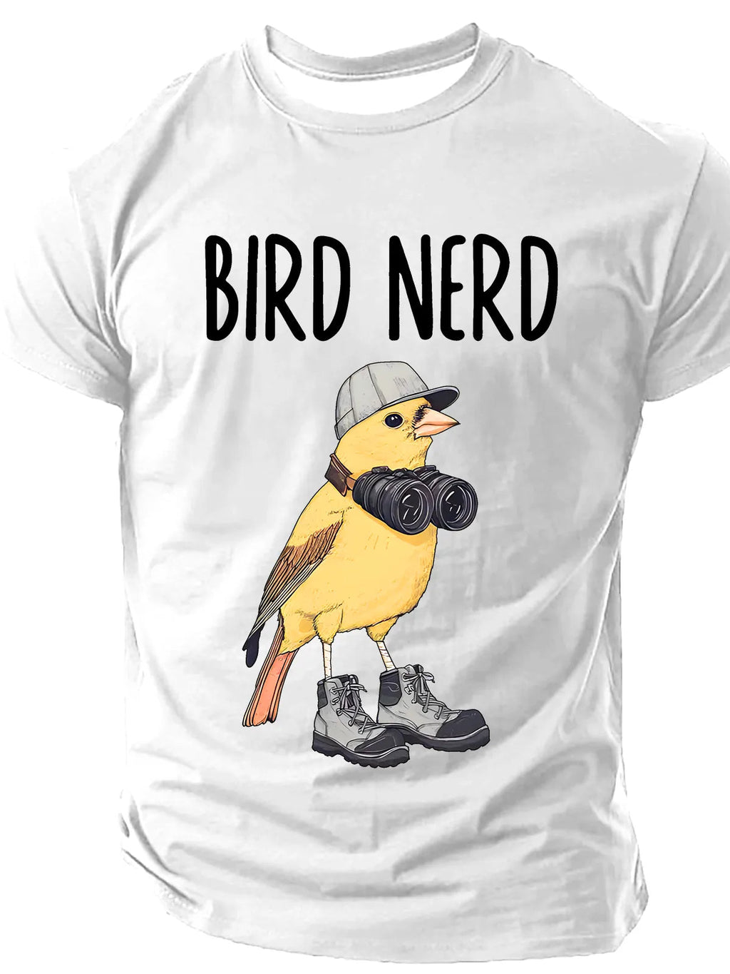Men's Bird Nerd Funny Slang Short Sleeve T-shirt