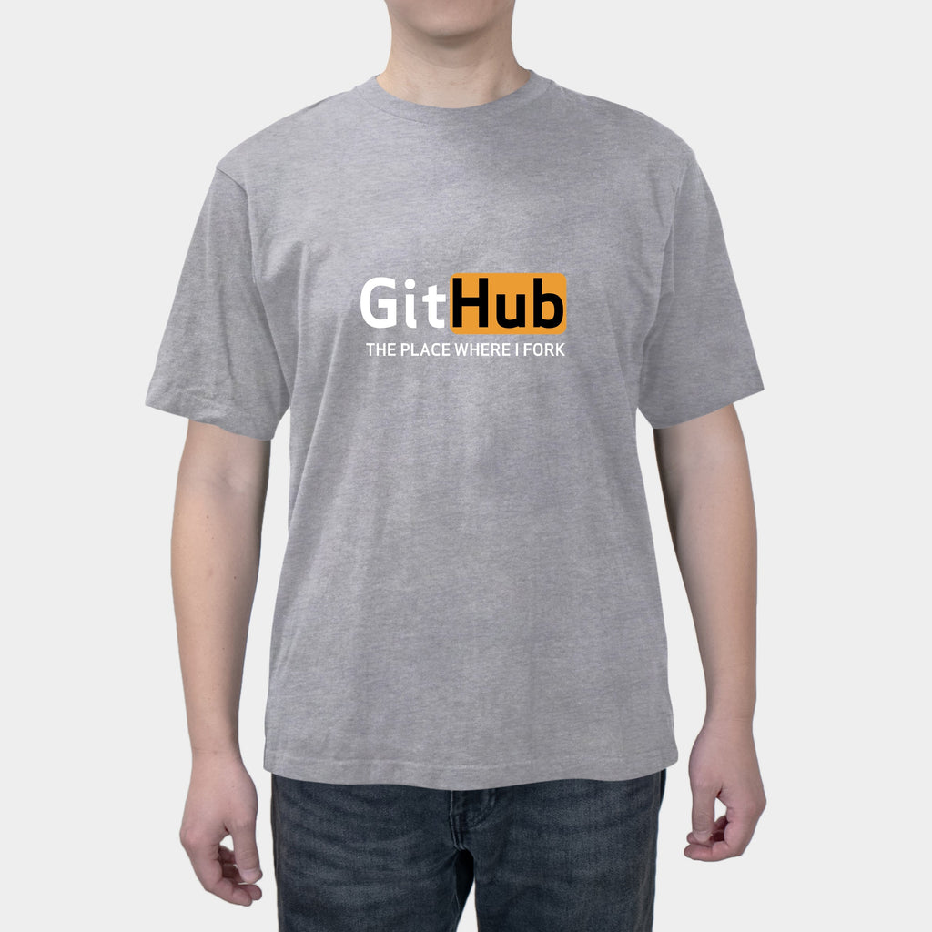 Summer New GitHub Programmer Cotton Round Neck Men's Short Sleeve