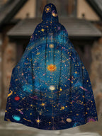 Tarot Star Divination Print Cape Cloak