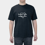 Happy Wife Happy Life Consciousness Reliable Fun Printed Men's Short Sleeves