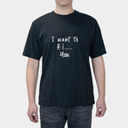 I Want To Ki__you Fun English Men's Summer Short Sleeve