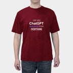 I Don't Need ChatGPT deepseek knows everything short sleeves for men