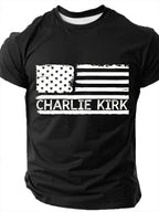 Men's Charlie Kirk Patriot Memorial T-Shirt
