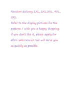 Floral print round neck short sleeve loose oversized T-shirt Random shipment