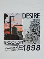 Crewneck monogram landscape print casual vest Random shipment