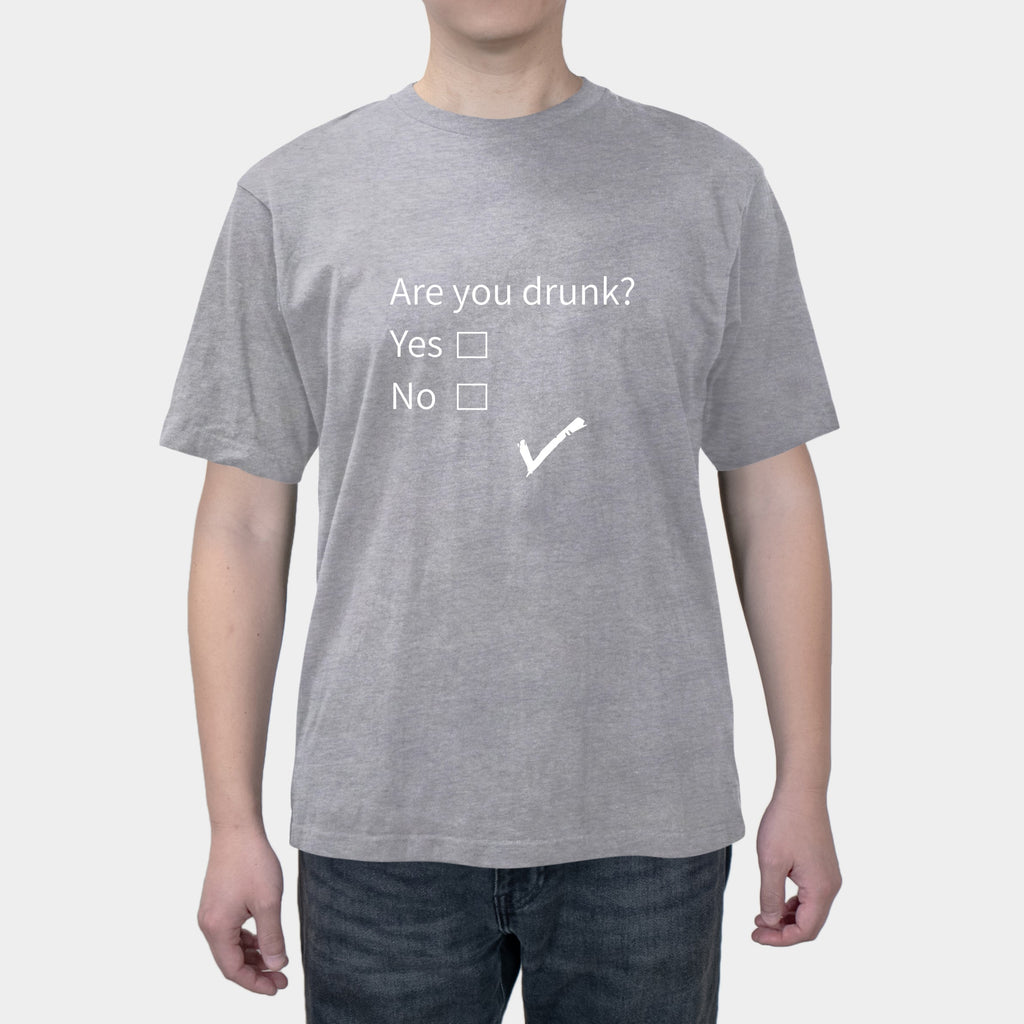 ARE YOU DRUNK Are You Drinking 2025 New Summer Casual Fun Funny Men's And Women's Short Sleeves