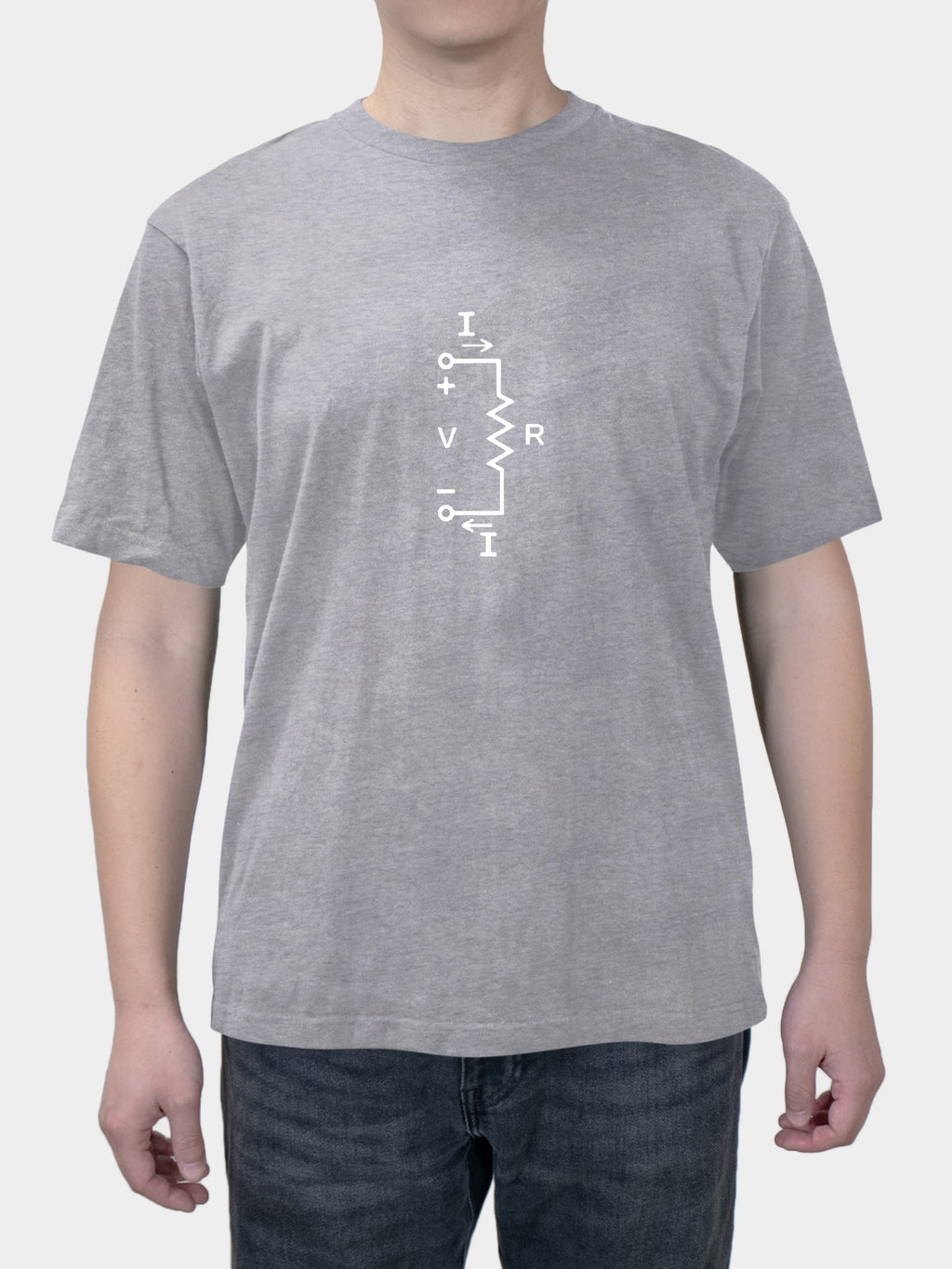 Printed crop top with physical electrical circuits