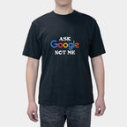 [Ask Google Don't Ask Me] Fun Text Loose Joker Cotton Summer Short Sleeve