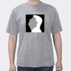 Creative Fun Simple American Russian Avatar Men's Summer Cotton T-Shirt