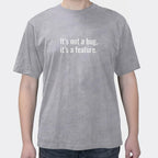 Geek Programmer Creative Funny That's Not Bug Print Men's Short Sleeve