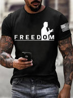 Men's FREEDOM short-sleeved T-shirt