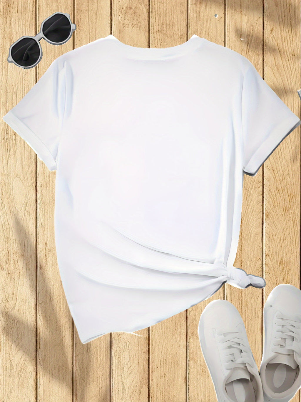 Fun print anime cat summer short sleeve vacation casual print top t-shirt Random shipment