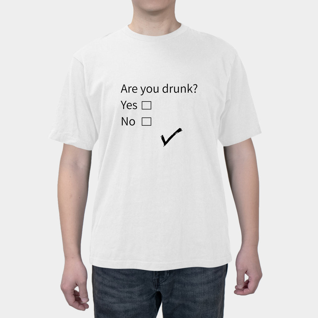 ARE YOU DRUNK Are You Drinking 2025 New Summer Casual Fun Funny Men's And Women's Short Sleeves