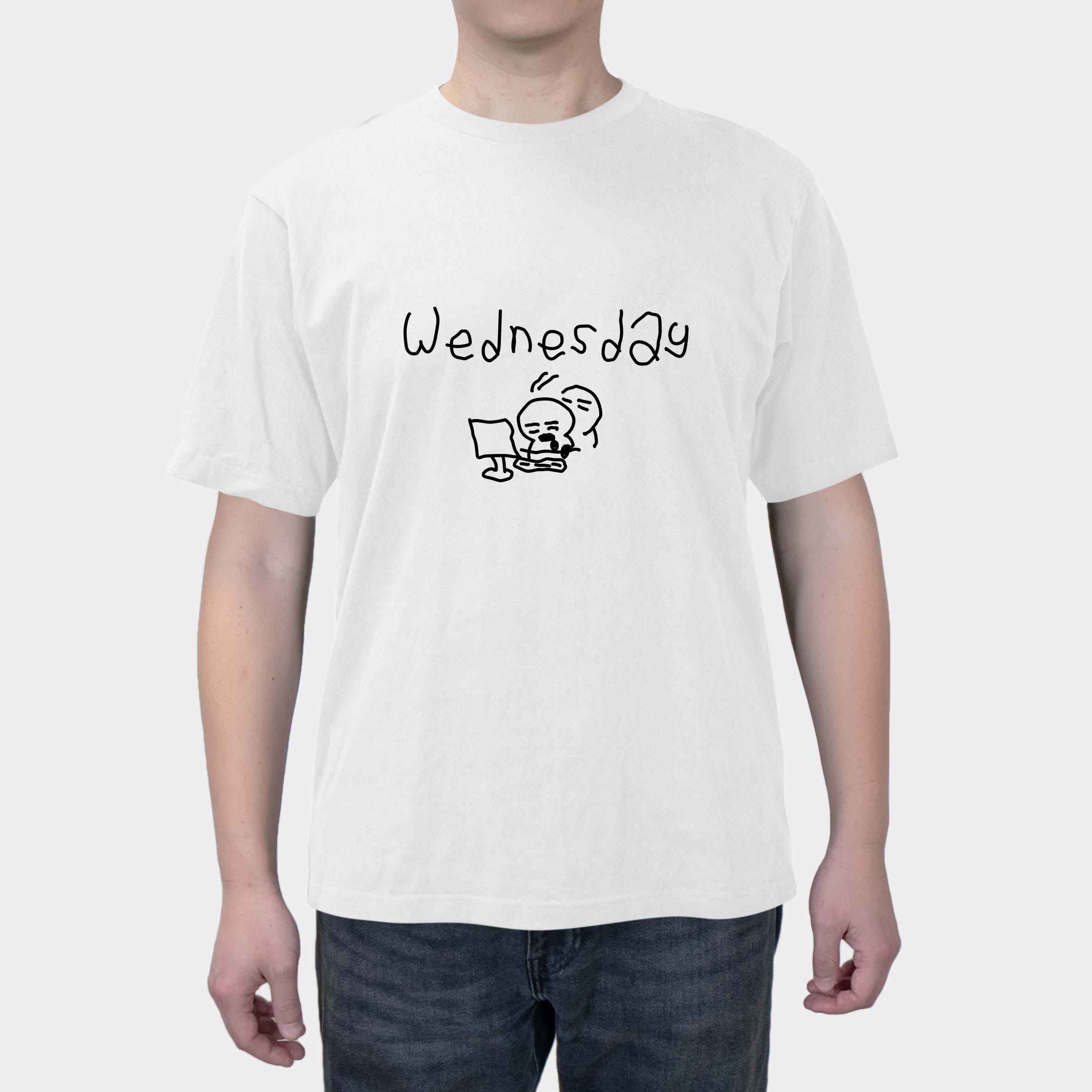 2025 Modal T-shirt Fun Text Week Monday To Sunday Workers Mood Club Animal Work Short Sleeve