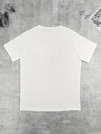 Brittany,French lettering flag print crew neck short sleeve T-shirt Knitted women's top Random shipment