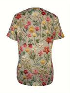 Summer Small Flower Totem Short Sleeve Vitality Print T-shirt Random shipment