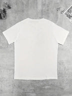 District of Columbia, American Alphabet Flag-print crewneck short-sleeved T-shirt Knitted women's top