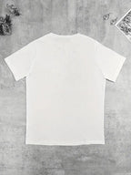 KyōprefectureJapanese alphabet print crew neck short sleeve knit T-shirt